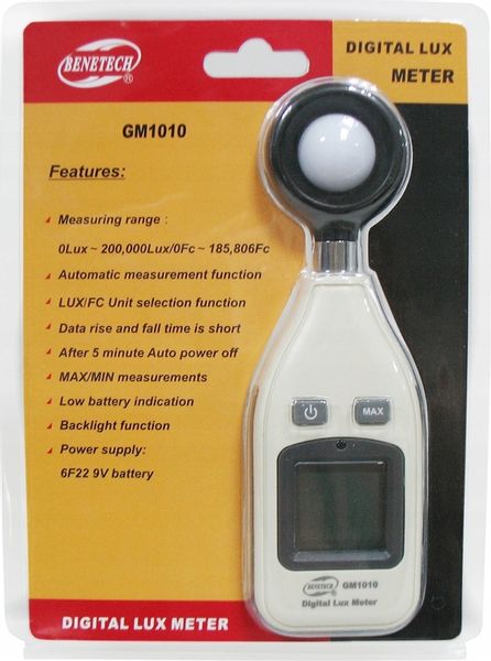 LUKSOMIERZ LUXOMETR MIERNIK NATĘŻENIA ŚWIATŁA OŚWIETLENIA ŚWIATŁOMIERZ LCD zdjęcie 10