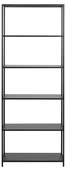 Regał Newcastle wysoki czarny zdjęcie 4