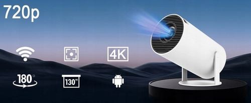 PROJEKTOR RZUTNIK Przenośny Android Smart Mini TV 4K LED Głośnik WIFI na Arena.pl