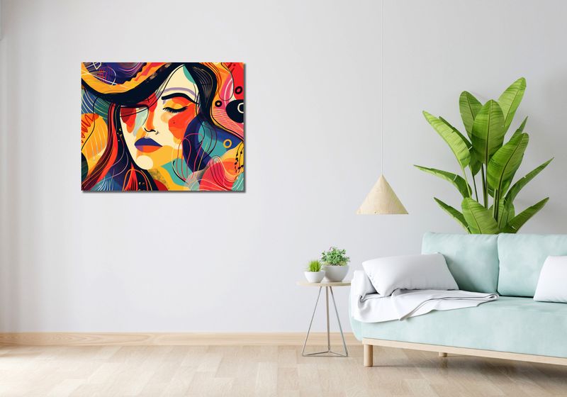 Obraz 90x70cm Bogactwo Palety Kolorów zdjęcie 2