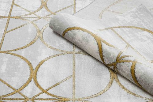 RUG/LU/ESTEMA/CIRCLES/CREAM+GOLD/160x220 na Arena.pl