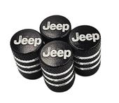 JEEP nakrętki na wentyle ALUMINIOWE kapturki wentylki 4szt.