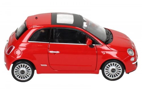 Fiat 500 rocznik 2007, czerwony na Arena.pl