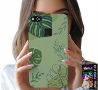 ETUI DO HUAWEI P10 LITE - ZIELONE LIŚCIE ROŚLINNE WZORY PLECKI