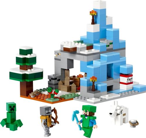 LEGO Minecraft 21243 Ośnieżone szczyty na Arena.pl