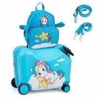 Costway Walizka twarda zestaw tworzywo sztuczne BN10003BL 26 l