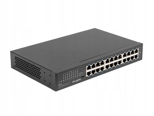 SWITCH 24 PORT 24x 1GB GIGABIT RACK 19 LANBERG na Arena.pl