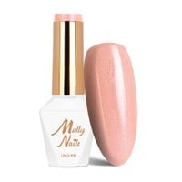 Lakier hybrydowy LED/UV Gel Polish MollyNails Yoghurt Nr 127 8g