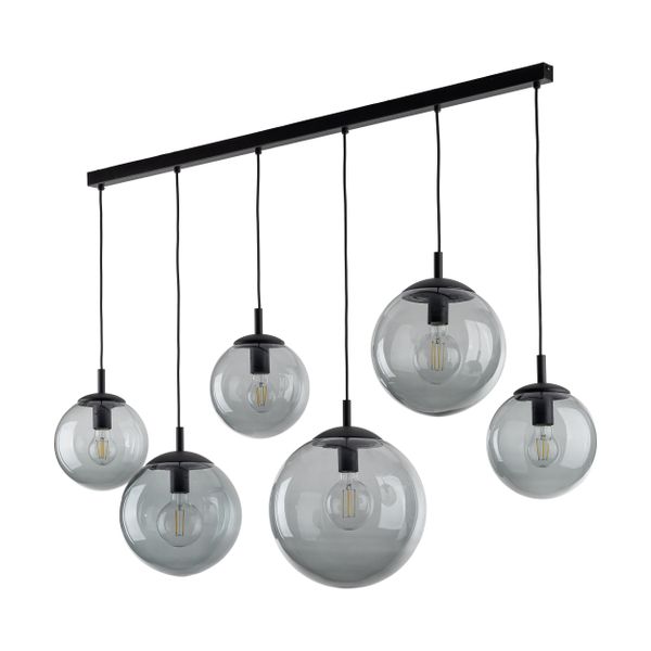ESME GRAPHITE LAMPA WISZĄCA 6  LISTWA zdjęcie 1