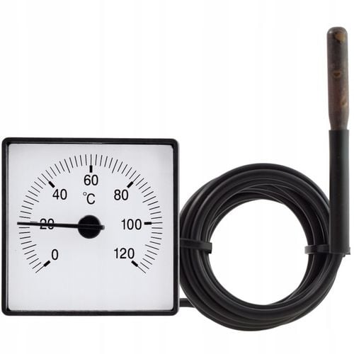 TERMOMETR ANALOGOWY TARCZOWY Z SONDĄ 0-120C TPM03K na Arena.pl