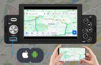 RADIO SAMOCHODOWE 1DIN BLUETOOTH 5" EKRAN DOTYK APPLE CARPLAY ANDROID AUTO