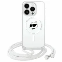 karl lagerfeld klhmp16shcchnt iphone 16  6.1 hardcase transparent iml