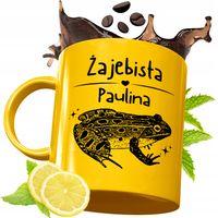 Złoty Kubek Premium Dla Pauliny Na Urodziny Na Prezent Z Nadrukiem Z Nadruk