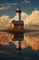 Plakat 53x81cm Morskie Odbicie