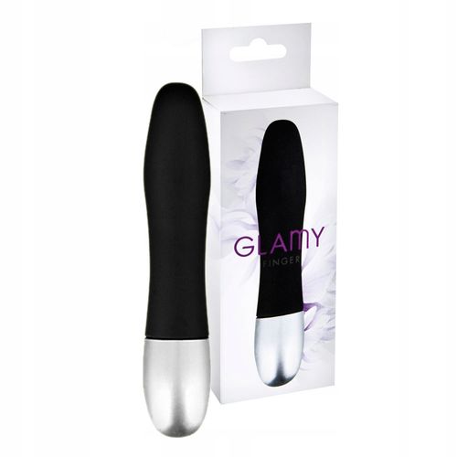 Czarny twardy wibrator, masażer intymny na Arena.pl