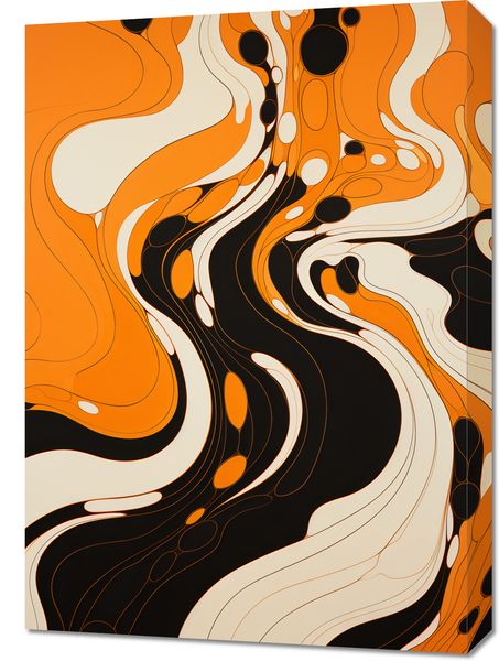 Obraz 50x70cm Tańczący Atrament zdjęcie 1