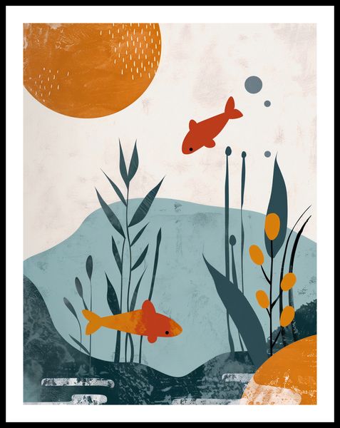 Plakat 50x65cm Podwodny Świat zdjęcie 3