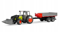 Bruder 02112 traktor Claas ładowacz przyczepa