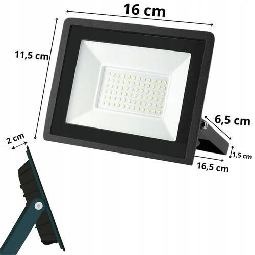 HALOGEN REFLEKTOR LED LAMPA ZEWNĘTRZNA ŚCIENNA KINKIET OGRODOWY 50W na Arena.pl