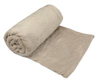 Ciepły Koc Z Microfibry 160X210 Jasnoszary 155/T55