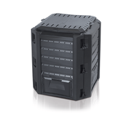 Kompostownik  ogrodowy 380L  czarny