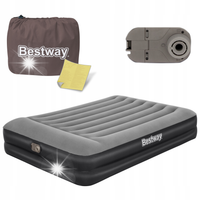 Materac dmuchany do spania dwuosobowy 203x152x46 Bestway 2 os. pompka