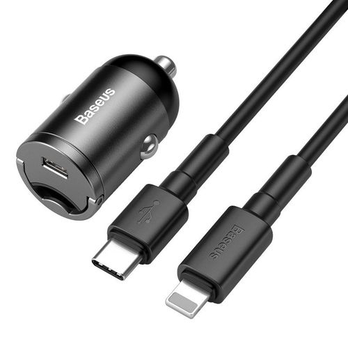 Ładowarka Samochodowa Baseus Tiny Star, Usb-C, 18W, Z Kablem Usb-C Do Lightning na Arena.pl