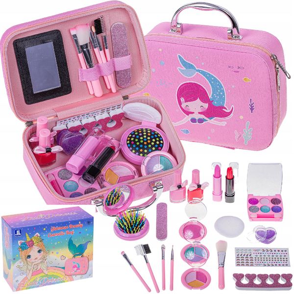 KUFEREK DO MAKIJAZU PINK NR:8076 zdjęcie 1