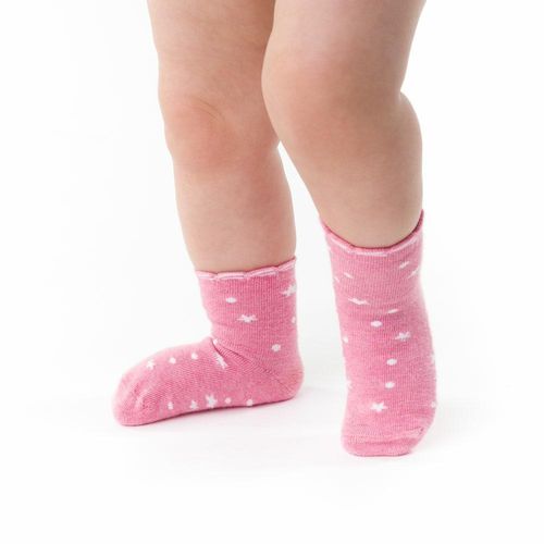 SKARPETKI NIEMOWLĘCE COTTON CANDY 138 14-16 różowy/żyrafa 357 na Arena.pl