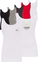Top damski cienkie ramiączka TWÓJ WŁASNY HAFT LOGO firmowa reklamowa