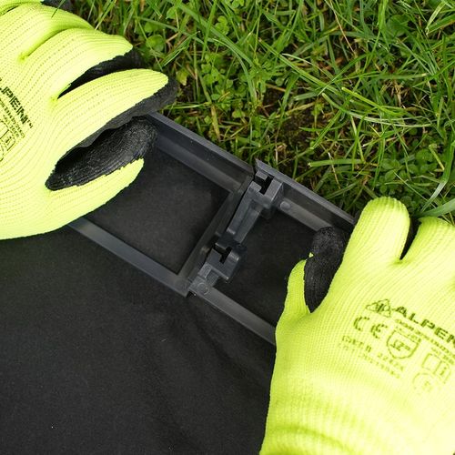 OBRZEŻE OGRODOWE 10m czarny 4,5cm trawnikowe border tworzywo + kotwy na Arena.pl