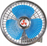 WENTYLATOR SAMOCHODOWY OBROTOWY 12V pod zapalniczkę