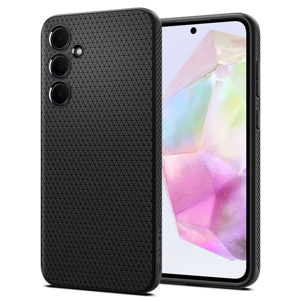 SPIGEN LIQUID AIR GALAXY A35 5G MATTE BLACK zdjęcie 1