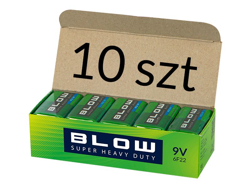 Bateria  BLOW SUPER HEAVY DUTY 9V 6F22 zdjęcie 1