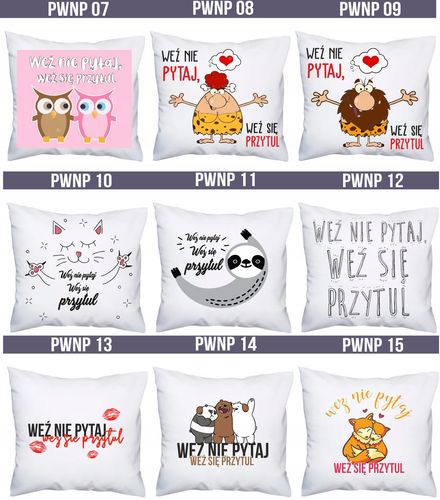 FOTO PODUSZKA weź się przytul teksty DUŻY WYBÓR na Arena.pl