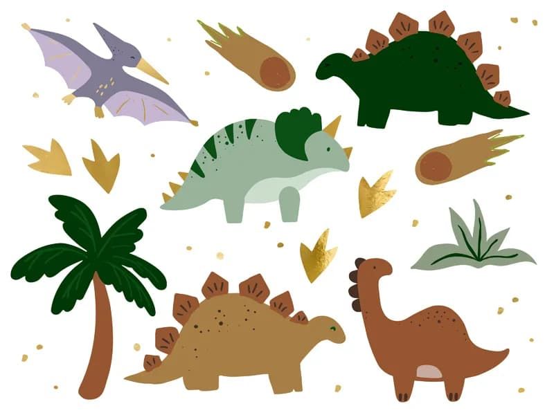 Tatuaże zmywalne Dinozaury zdjęcie 1