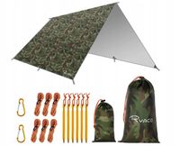 PŁACHTA BIWAKOWA TARP 3X3M PLANDEKA WODOODPORNA