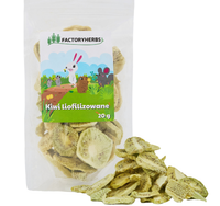 FACTORYHERBS Kiwi liofilizowane owoce przysmak królika kawii gryzoni 20g