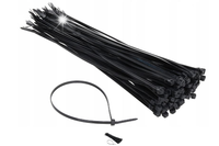 Opaska kablowa czarna biała 450x8,8(mm)100szt