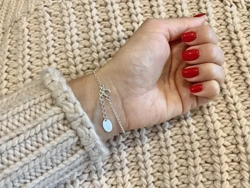 BRANSOLETKA SREBRNA DAMSKA REGULOWANA NA RĘKĘ KOLIBER SERCE + GRAWER zdjęcie 8