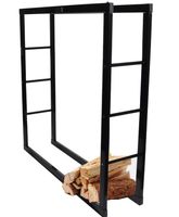 19409 Stabilny stojak na drzewo kominkowe 100x100cm minimalistyczny