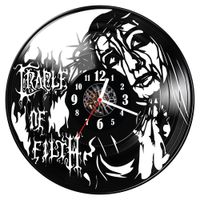 Zegar ścienny z płyty winylowej Cradle of Filth 1558.14