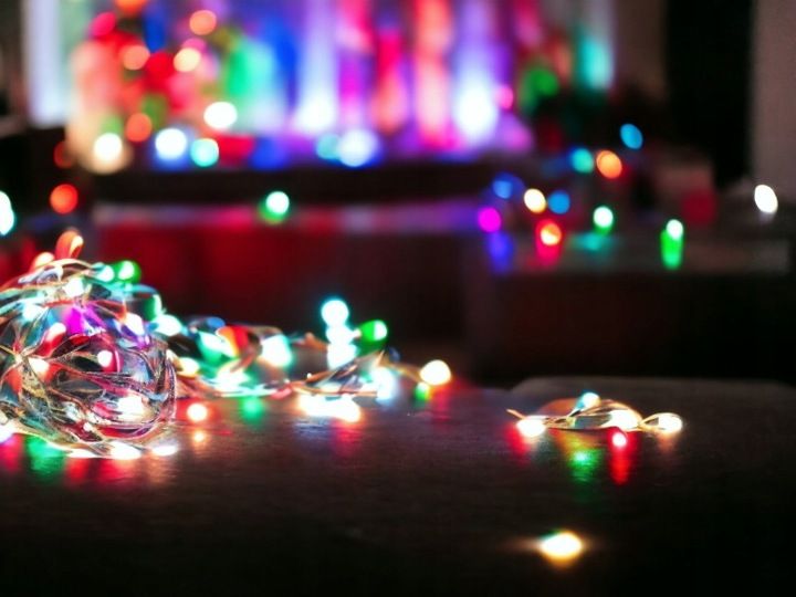 Lampki choinkowe LED 500 8 programów dodatkowe gniazdo multikolor zdjęcie 5