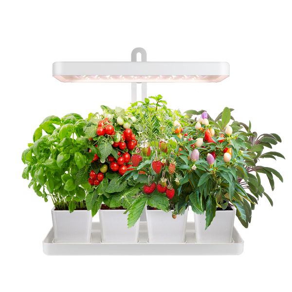 Lampa LED DO WZROSTU ROŚLIN 20W regulacja TIMER biała DO UPRAWY adapter zdjęcie 1