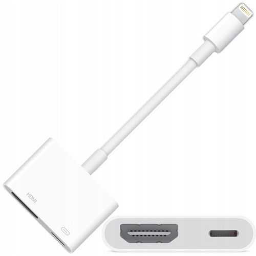 CO2 PRZEJŚCIÓWKA ADAPTER HDMI KABEL DO LIGHTNING IPHONE IPAD IPOD FULL HD 6 na Arena.pl