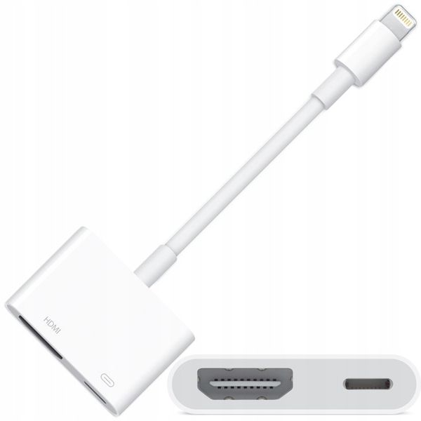 CO2 PRZEJŚCIÓWKA ADAPTER HDMI KABEL DO LIGHTNING IPHONE IPAD IPOD FULL HD 6 zdjęcie 6