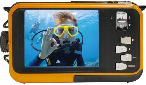 Aparat EASYPIX Aquapix W3027-O Wave Pomarańczowy na Arena.pl