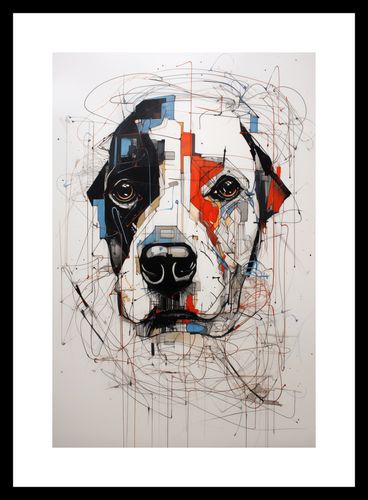 Plakat 20x30cm Przyrysowany Psiak na Arena.pl