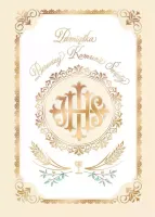 Karnet B6 Komunia Ornament