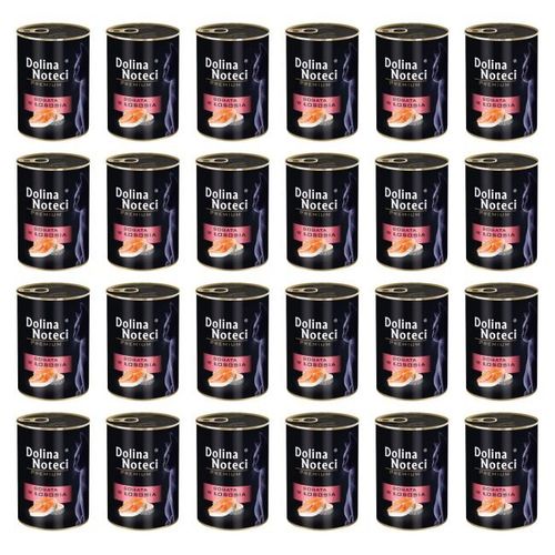 Karma dla kota DOLINA NOTECI Łosoś 24 x 400 g na Arena.pl